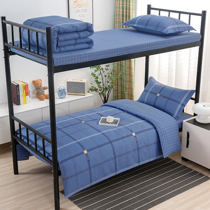 91家纺网 家纺一手货源 找家纺 （总）乐旗家纺 2024新款13372全棉床笠款环保学生套件