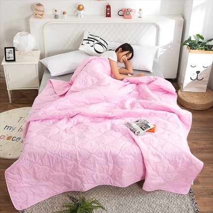 91家纺网 家纺一手货源 找家纺 （总）2025新款亲肤芦荟棉夏被空调被夏凉被