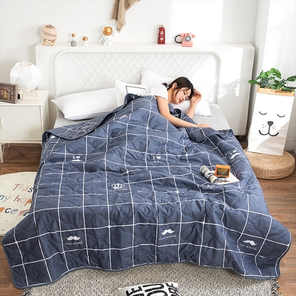 91家纺网 家纺一手货源 找家纺 （总）2025新款亲肤芦荟棉夏被空调被夏凉被