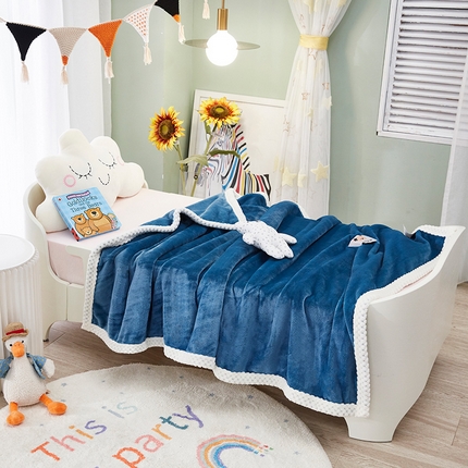 91家纺网 家纺一手货源 找家纺 （总）2025新款双面加厚牛奶绒儿童毛毯