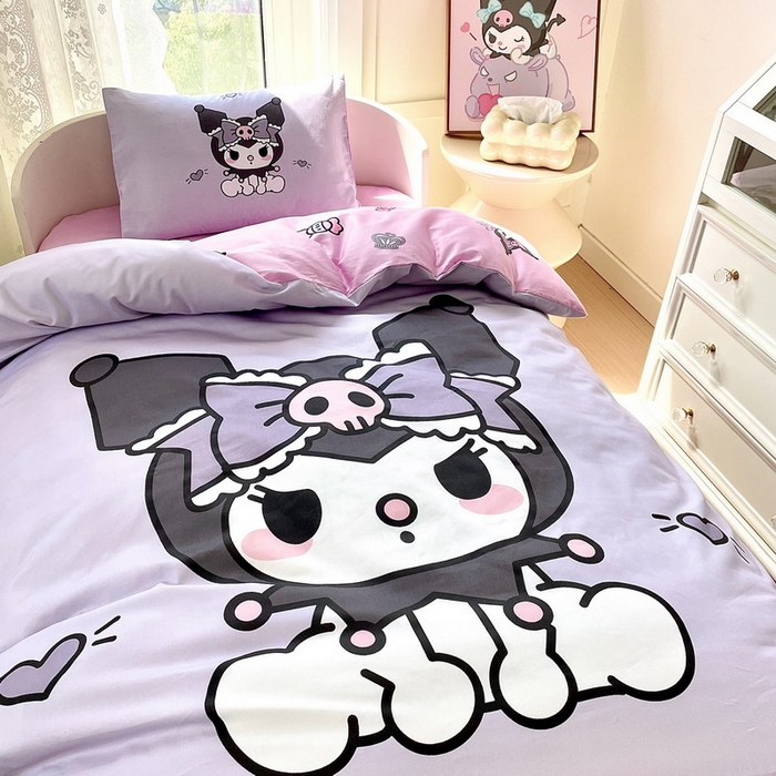 91家纺网 家纺一手货源 找家纺 蘭菲家纺 2024新款全棉幼儿园三件套 乐巴库