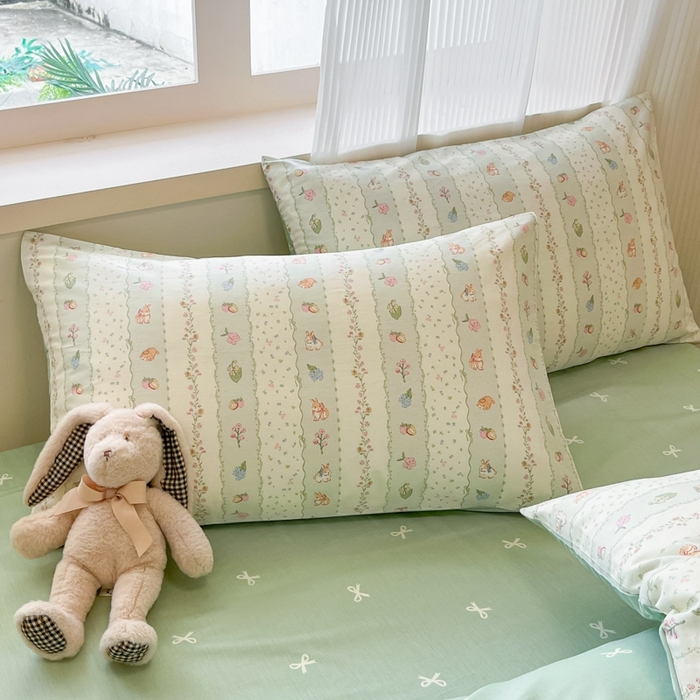 91家纺网 家纺一手货源 找家纺 呗旺鹿 2024新款全棉13372学生季三件套四件套 潘多拉