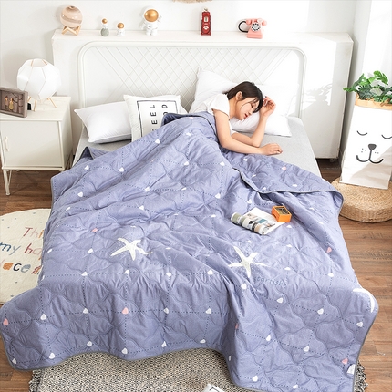 91家纺网 家纺一手货源 找家纺 （总）2025新款亲肤芦荟棉夏被空调被夏凉被