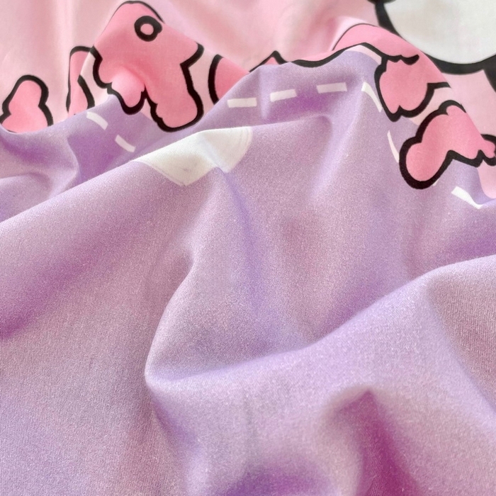 91家纺网 家纺一手货源 找家纺 蘭菲家纺 2024新款全棉幼儿园三件套 公主酱小库