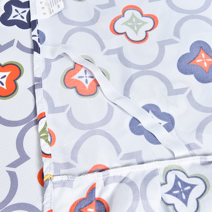 91家纺网 家纺一手货源 找家纺 小雨家纺 2026新款芦荟棉床裙三件套 初夏灰