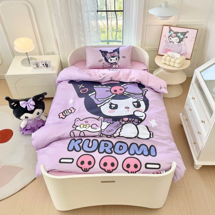 91家纺网 家纺一手货源 找家纺 蘭菲家纺 2024新款全棉幼儿园三件套 小库日记