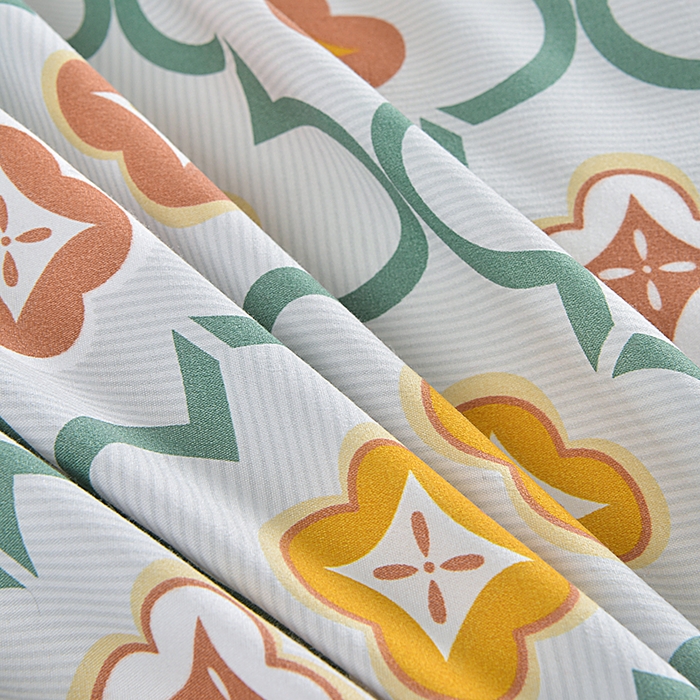 91家纺网 家纺一手货源 找家纺 小雨家纺 2026新款芦荟棉单被套 初夏绿