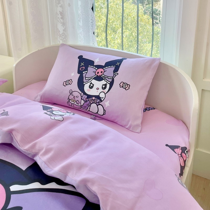 91家纺网 家纺一手货源 找家纺 蘭菲家纺 2024新款全棉幼儿园三件套 小库日记