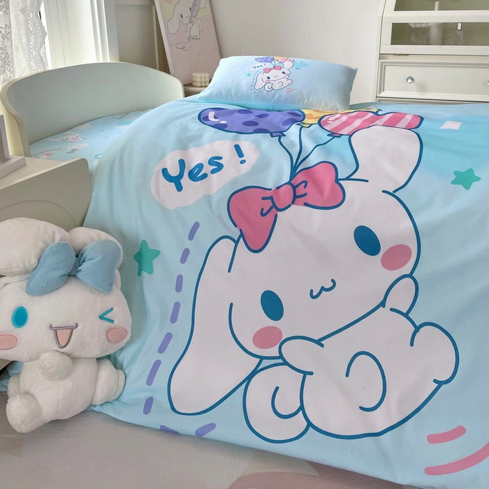 91家纺网 家纺一手货源 找家纺 蘭菲家纺 2024新款全棉幼儿园三件套 小确辛