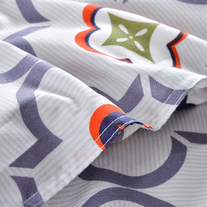 91家纺网 家纺一手货源 找家纺 小雨家纺 2026新款芦荟棉单被套 初夏灰