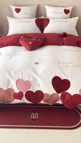 91家纺网 家纺一手货源 找家纺 （总）星野 2024秋冬新款棉四件套第一波--爱在西元前