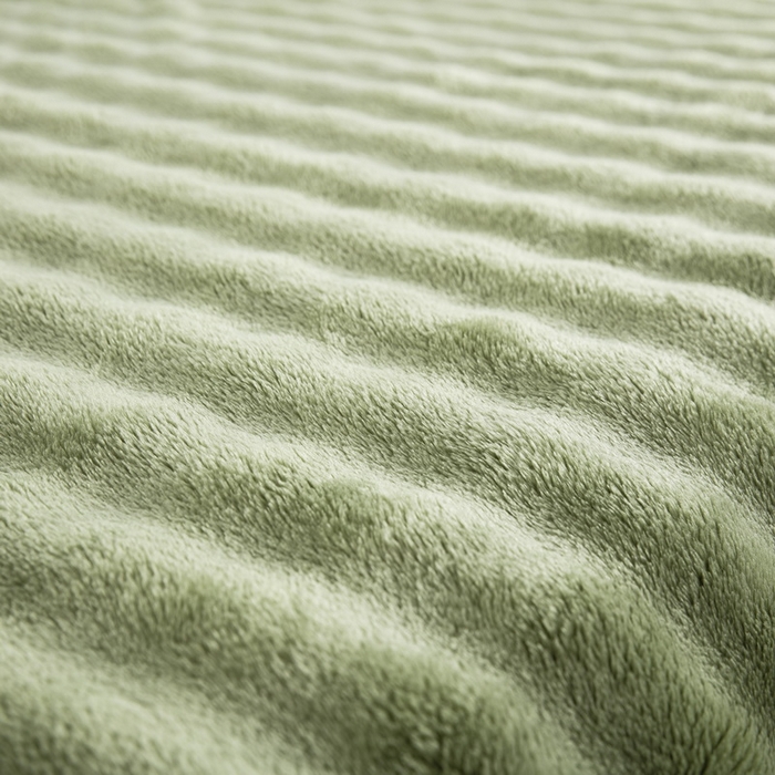 91家纺网 家纺一手货源 找家纺 卉晨家纺 2024新款牛奶绒兔毛绒空调毯午睡毯泡泡毛毯 抹茶绿