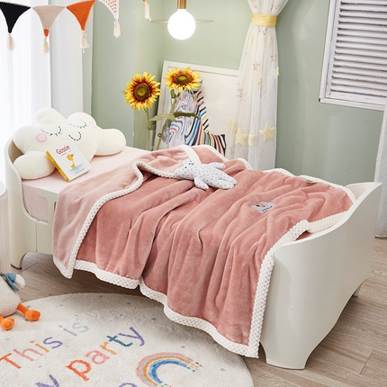 91家纺网 家纺一手货源 找家纺 （总）2025新款双面加厚牛奶绒儿童毛毯