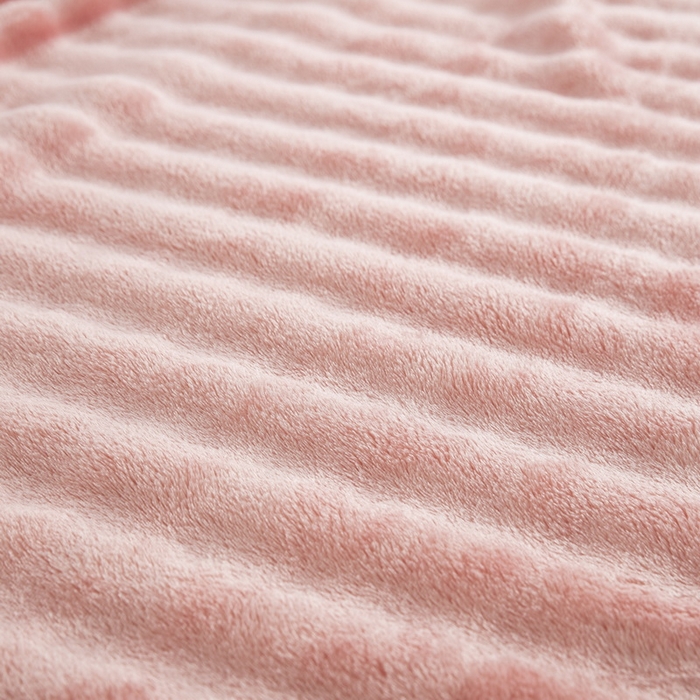 91家纺网 家纺一手货源 找家纺 卉晨家纺 2024新款牛奶绒兔毛绒空调毯午睡毯泡泡毛毯 纤玉粉