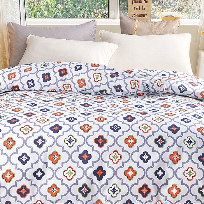 91家纺网 家纺一手货源 找家纺 小雨家纺 2026新款芦荟棉单被套 初夏灰