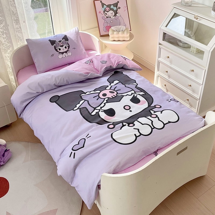 91家纺网 家纺一手货源 找家纺 蘭菲家纺 2024新款全棉幼儿园三件套 乐巴库