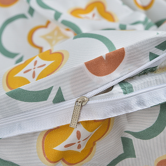 91家纺网 家纺一手货源 找家纺 小雨家纺 2026新款芦荟棉单被套 初夏绿