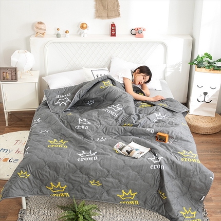 91家纺网 家纺一手货源 找家纺 （总）2025新款亲肤芦荟棉夏被空调被夏凉被