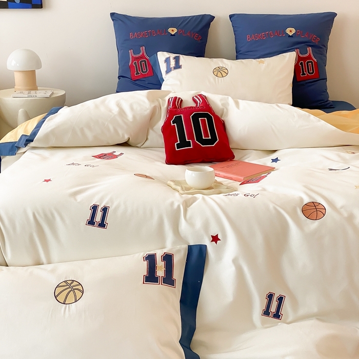 91家纺网 家纺一手货源 找家纺 （总）星野 2024秋冬新款棉四件套第一波--大灌篮