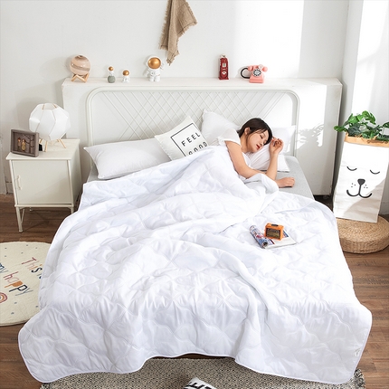 91家纺网 家纺一手货源 找家纺 （总）2025新款亲肤芦荟棉夏被空调被夏凉被