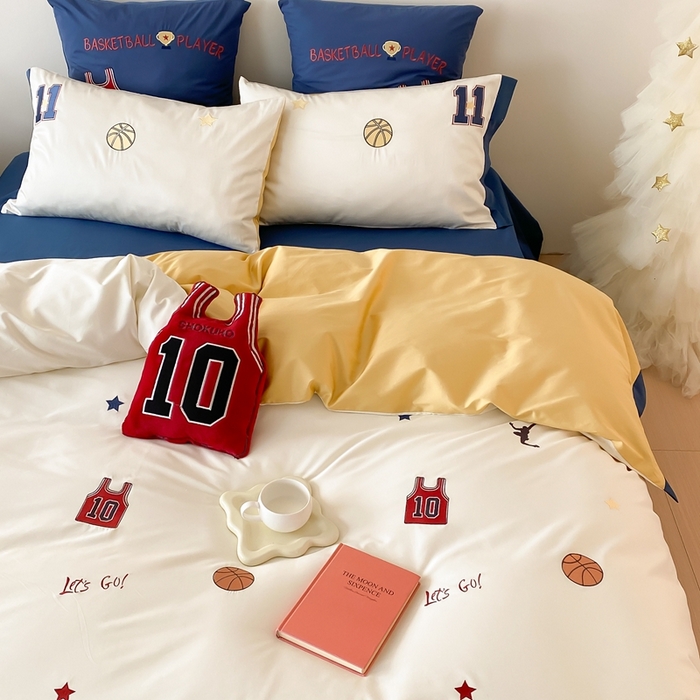 91家纺网 家纺一手货源 找家纺 （总）星野 2024秋冬新款棉四件套第一波--大灌篮