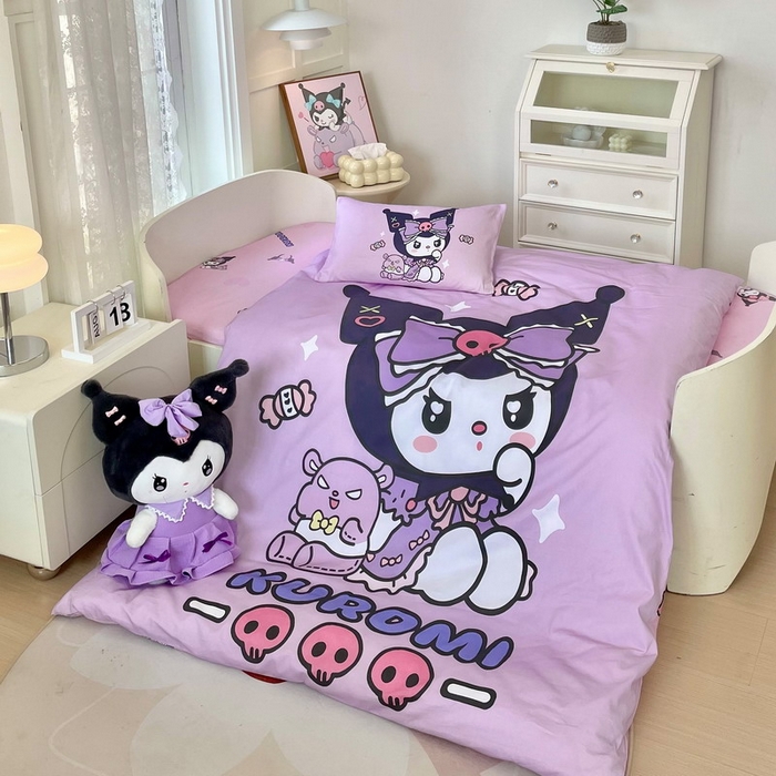 91家纺网 家纺一手货源 找家纺 蘭菲家纺 2024新款全棉幼儿园三件套 小库日记