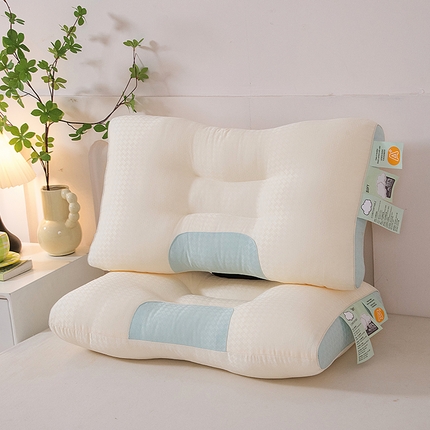 91家纺网 家纺一手货源 找家纺 佳尚枕芯 2025新款云柔定型护颈枕 48x74cm蓝色