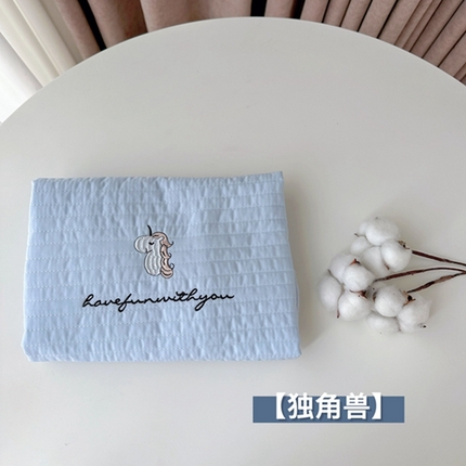 91家纺网 家纺一手货源 找家纺 （总）昕科 2025【单品】A类水洗全棉绗缝夹棉-单枕套 实拍