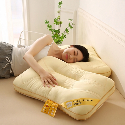 91家纺网 家纺一手货源 找家纺 （总）蔻眠 超柔深睡Q弹吐司面包护颈枕头学生成人枕芯