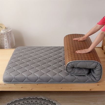 91家纺网 家纺一手货源 找家纺 （总）2025新款水洗棉冰藤凉席款床垫-学生床