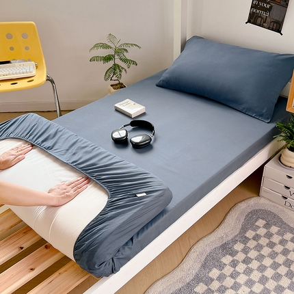 91家纺网 家纺一手货源 找家纺 （总）曼陀罗 2025新款5A级抗菌水洗棉学生床笠