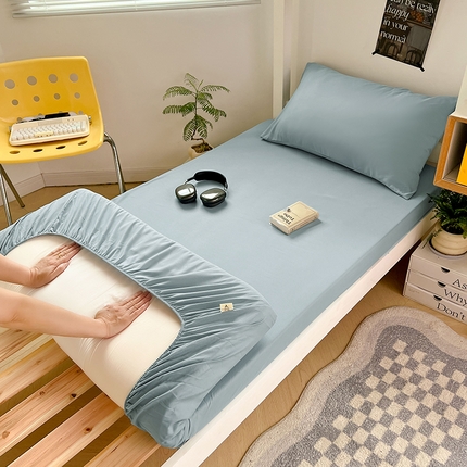 91家纺网 家纺一手货源 找家纺 （总）曼陀罗 2025新款5A级抗菌水洗棉学生床笠