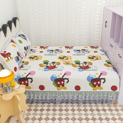 91家纺网 家纺一手货源 找家纺 手艺人沙发垫炕垫 2025新款全棉可机洗床盖榻榻米炕盖炕垫DK01-DK10 DK05