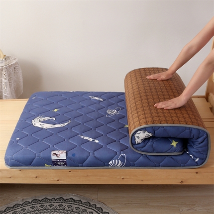 91家纺网 家纺一手货源 找家纺 （总）2025新款水洗棉冰藤凉席款床垫-学生床
