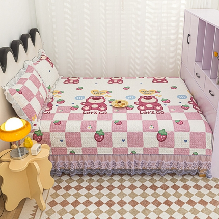 91家纺网 家纺一手货源 找家纺 手艺人沙发垫炕垫 2025新款全棉可机洗床盖榻榻米炕盖炕垫DK01-DK10 DK07