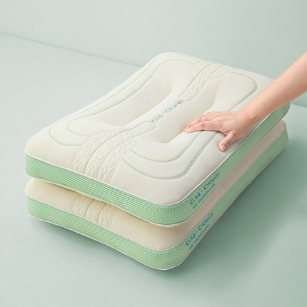 91家纺网 家纺一手货源 找家纺 （总）贵夫人 2024新款【A-cold】凉感系列枕头枕芯-曲线护颈枕