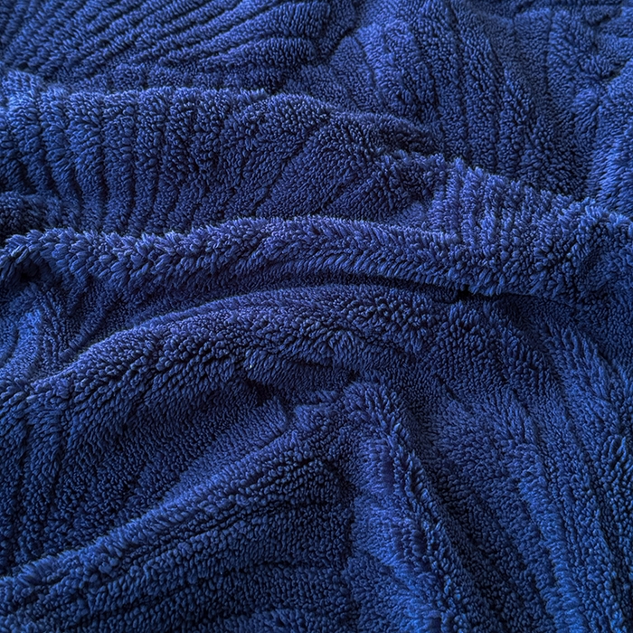 91家纺网 家纺一手货源 找家纺 芸锦豪 2024新款金贝壳塔芙绒羊羔绒毛毯 深兰