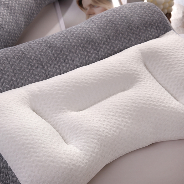 91家纺网 家纺一手货源 找家纺 （总）佳尚枕芯 2025新款针织棉SPA按摩枕水立方星级品质枕头枕芯针织棉按摩枕