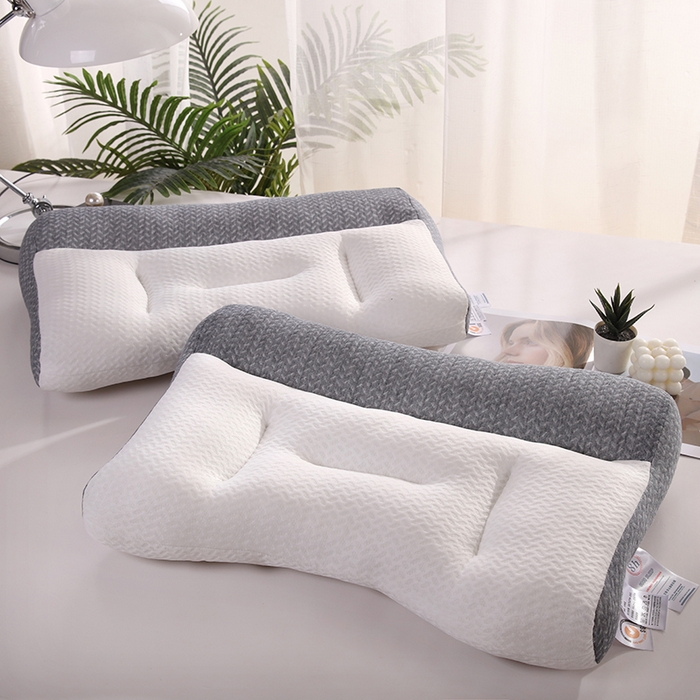 91家纺网 家纺一手货源 找家纺 （总）佳尚枕芯 2025新款针织棉SPA按摩枕水立方星级品质枕头枕芯针织棉按摩枕