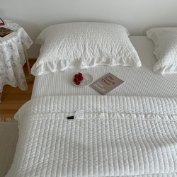 （总）织禾·生活 2024新款砂洗床盖三件套-薇薇安