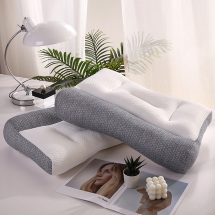 91家纺网 家纺一手货源 找家纺 （总）佳尚枕芯 2025新款针织棉SPA按摩枕水立方星级品质枕头枕芯针织棉按摩枕