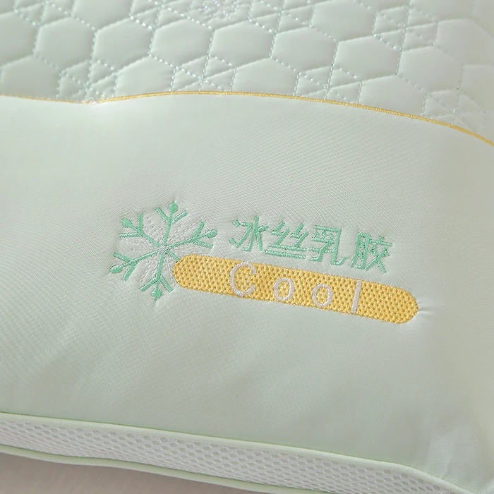 91家纺网 家纺一手货源 找家纺 （总）佳尚枕芯 2025新款夏季凉感冰丝乳胶护颈椎枕头家用定型保健枕头枕芯