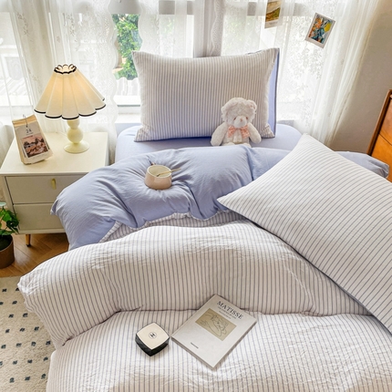 91家纺网 家纺一手货源 找家纺 （总）悦织湾家纺 2025新款105克水洗棉磨毛四件套