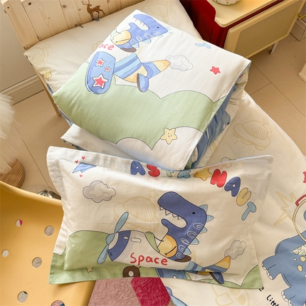 91家纺网 家纺一手货源 找家纺 （总）简宜家居 2025新款全棉幼儿园儿童套件三件套多件套