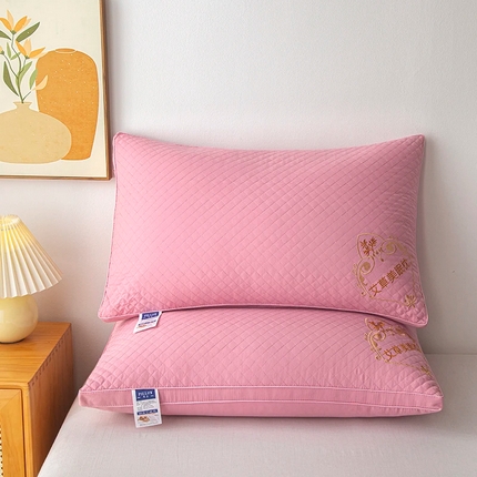 91家纺网 家纺一手货源 找家纺 （总）佳尚枕芯 2025新款艾草美眠单双边枕成人家用羽丝棉枕头枕芯学生宿舍 枕头枕芯