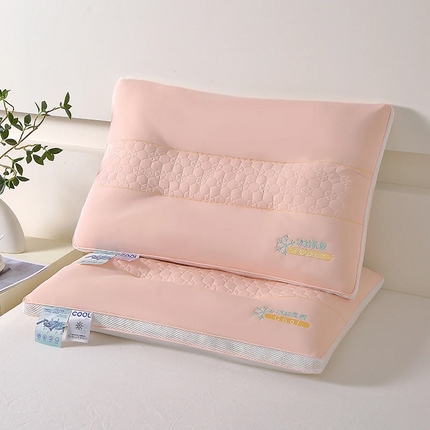 91家纺网 家纺一手货源 找家纺 （总）佳尚枕芯 2025新款夏季凉感冰丝乳胶护颈椎枕头家用定型保健枕头枕芯
