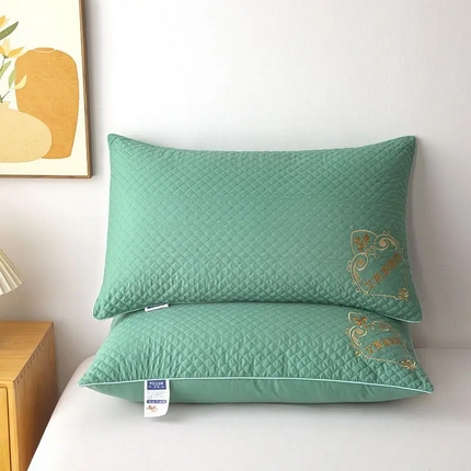 91家纺网 家纺一手货源 找家纺 （总）佳尚枕芯 2025新款艾草美眠单双边枕成人家用羽丝棉枕头枕芯学生宿舍 枕头枕芯