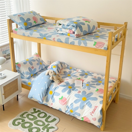 91家纺网 家纺一手货源 找家纺 （总）名兮家居 2024新款全棉印花学生款多件套