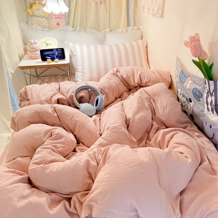 91家纺网 家纺一手货源 找家纺 （总）悦织湾家纺 2025新款105克水洗棉磨毛四件套