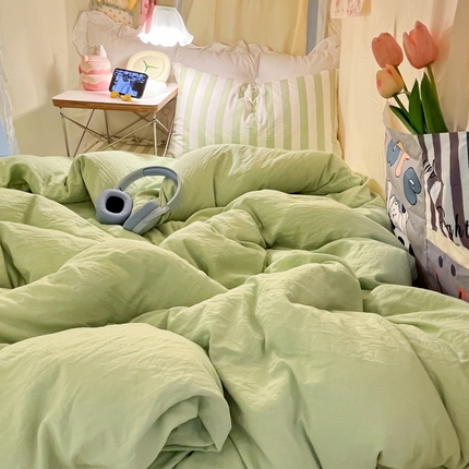 91家纺网 家纺一手货源 找家纺 （总）悦织湾家纺 2025新款105克水洗棉磨毛四件套